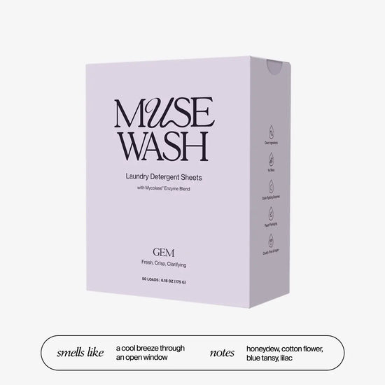 laundry detergent sheets - gem - 50 loads by musewash