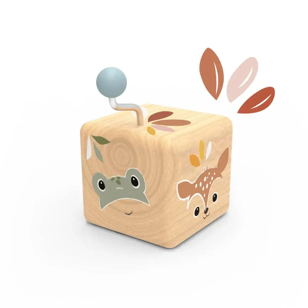 toy - music box wooden - animal faces by speedy monkey