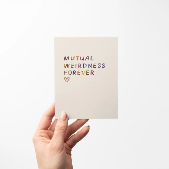 card - friendship - mutual weirdness forever by just follow your art