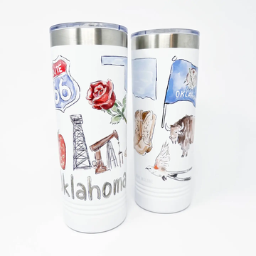 Tumbler | Oklahoma Icons | 22oz