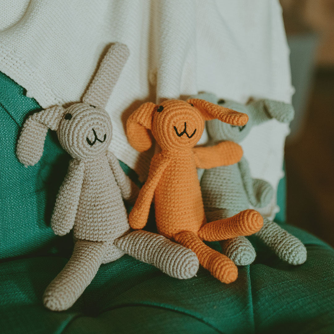 crochet rattle - my first bunny by pebble