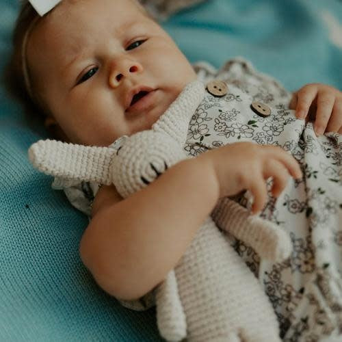 crochet rattle - my first bunny by pebble