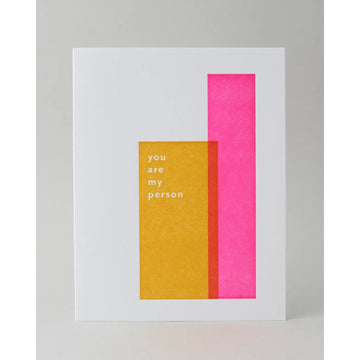 card - love - my person by meshwork press