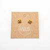Earring Set | Dot Flower Stud | Gold