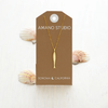 Necklace | Fish Charm | 20" Chain | 14KGP