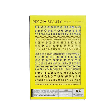 stickers - nail art - abcs by deco beauty