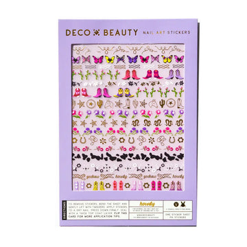 stickers - nail art - howdy by deco beauty