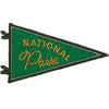 patch - embroidered - national parks pennant - green by the landmark project