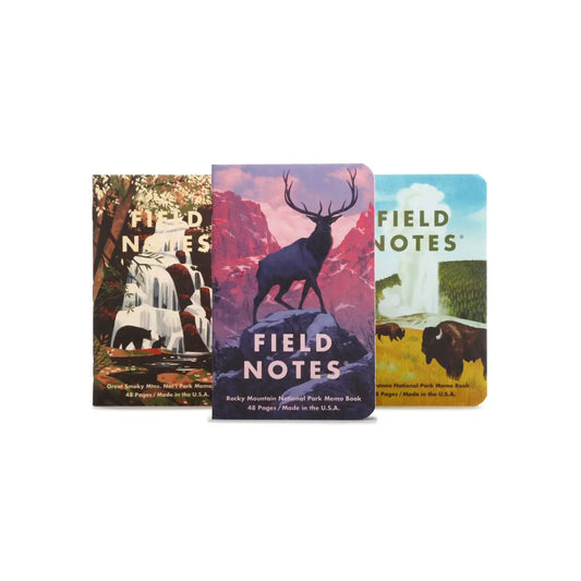 memo books - national parks - series c 3-pack by field notes