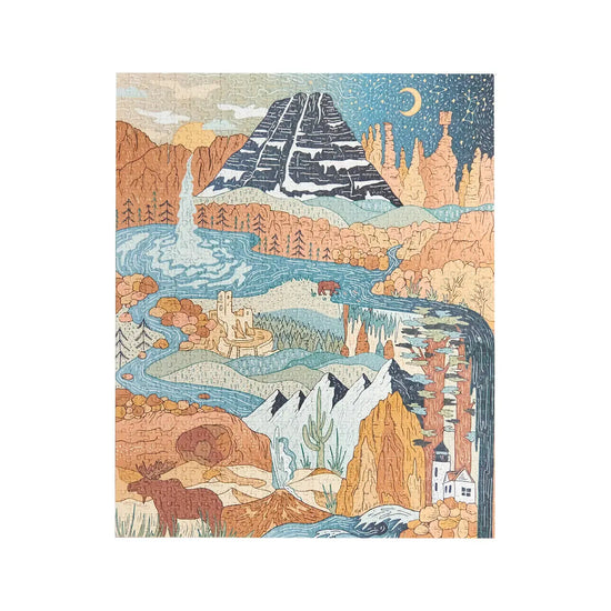 puzzle - 1000-piece - national parks wonderland by parks project