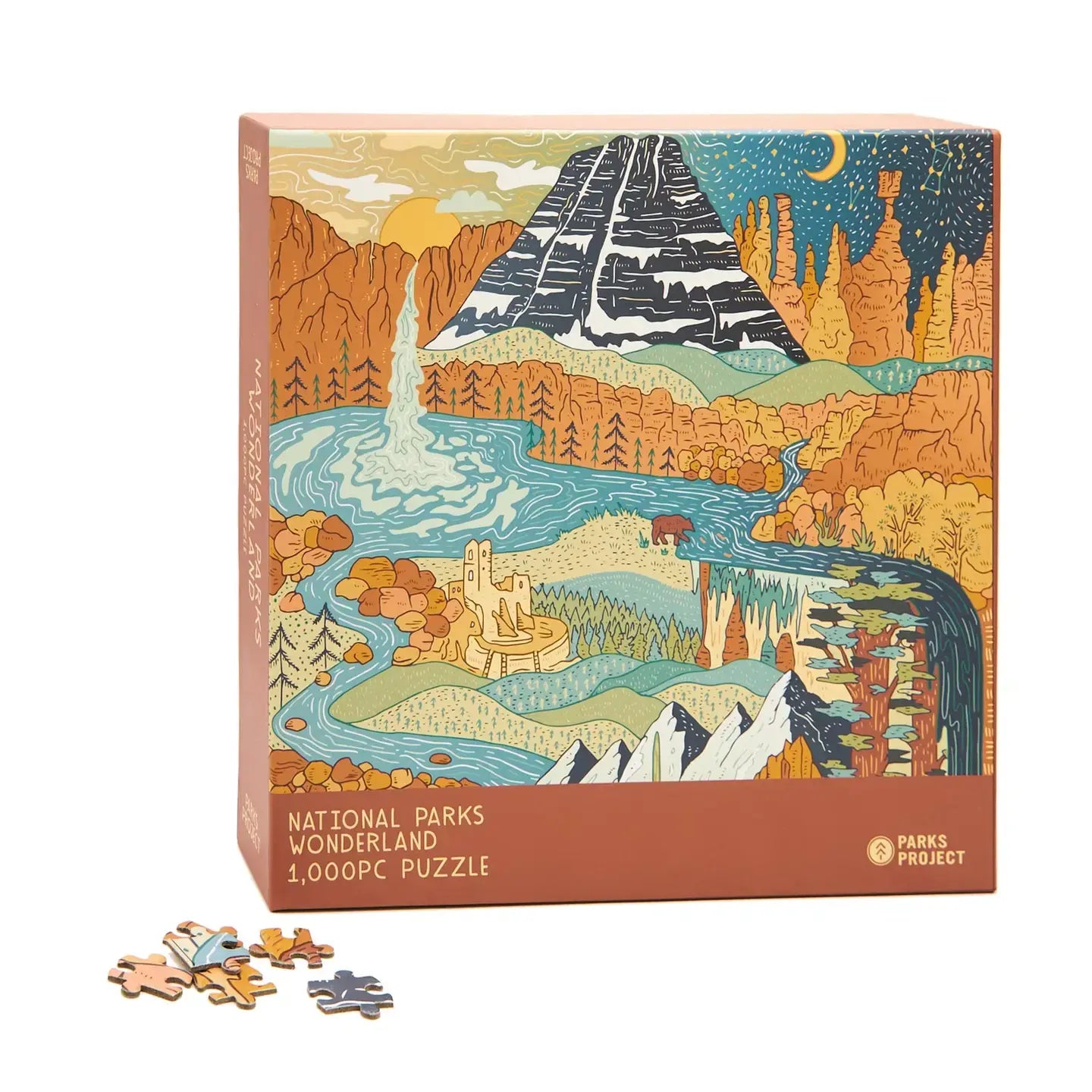 puzzle - 1000-piece - national parks wonderland by parks project