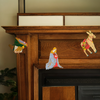 garland - recycled cotton paper - nativity by east end press