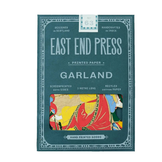garland - recycled cotton paper - nativity by east end press