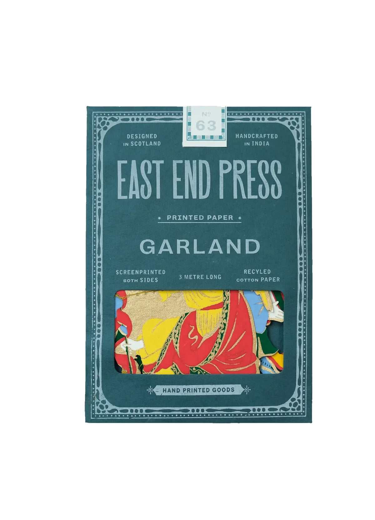 garland - recycled cotton paper - nativity by east end press