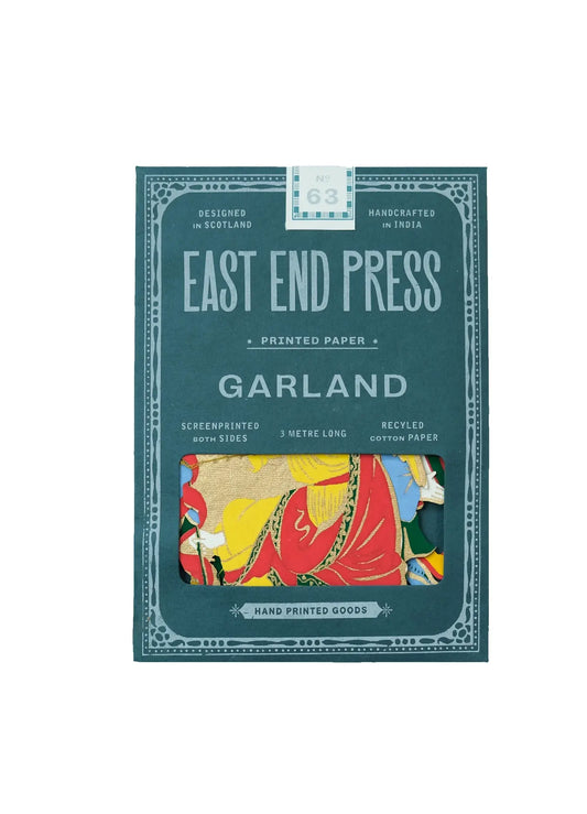 garland - recycled cotton paper - nativity by east end press