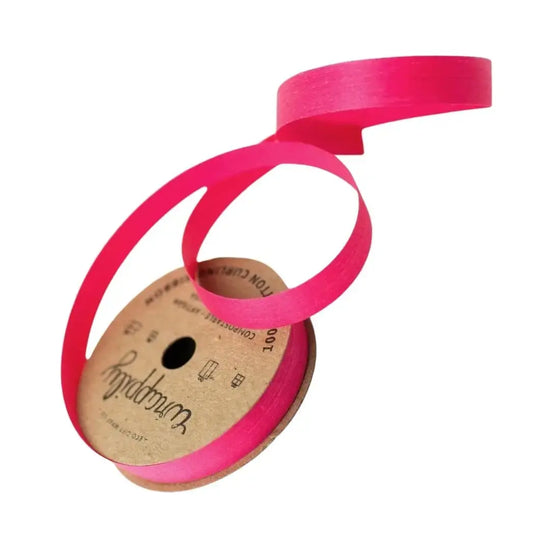 curling ribbons - natural cotton (5 colors) by wrappily eco gift wrap co.