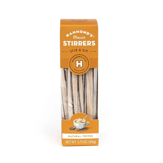candy - stirrer - natural toffee cocoa by hammond's