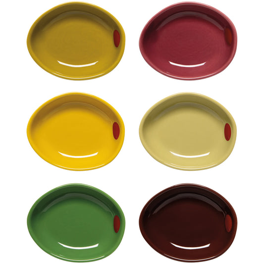pinch bowl - olive-shaped - single (assorted) by now designs