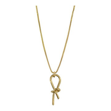 necklace - knot pendant by brass sand