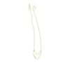 necklace - layered valley - gold plated by tilly doro