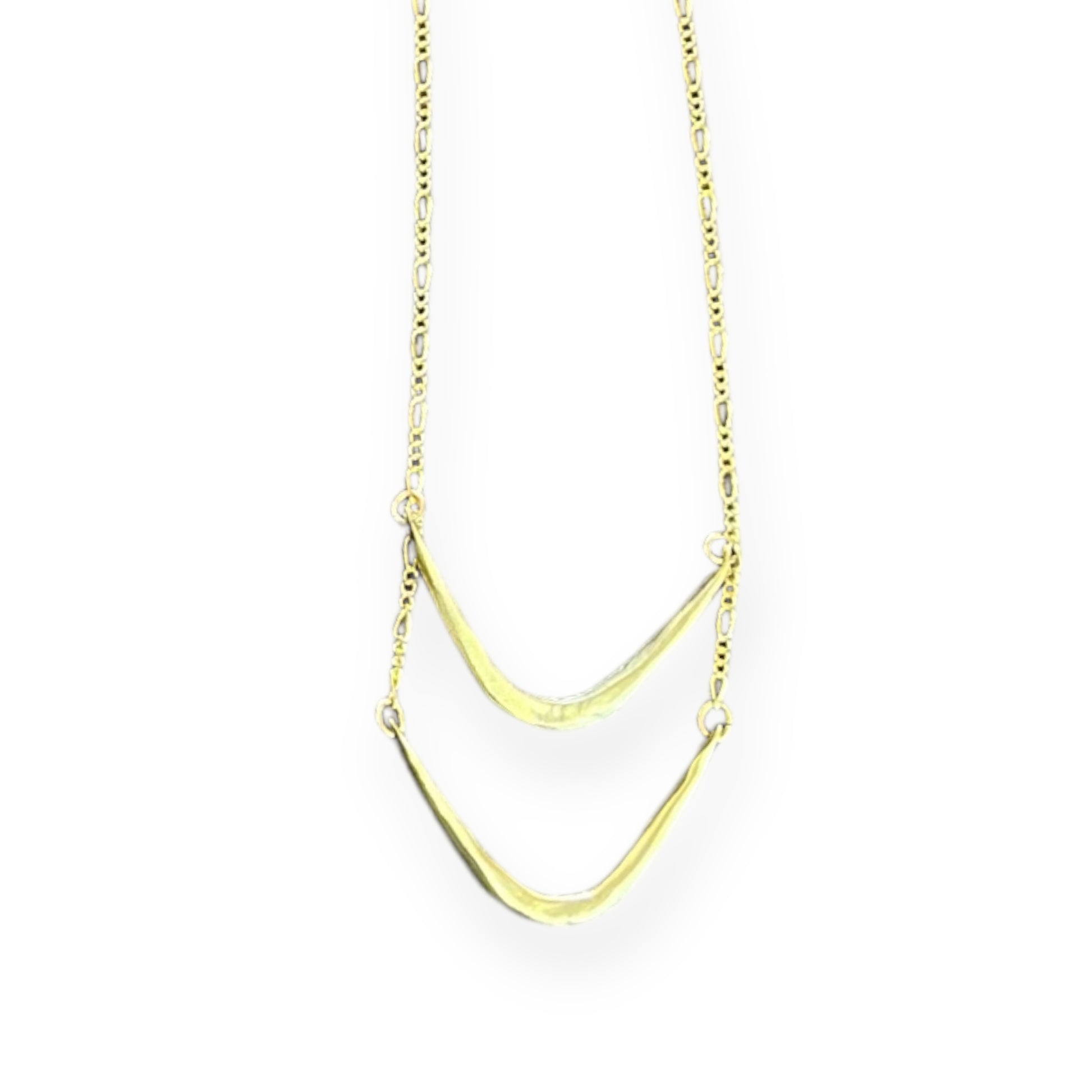 necklace - layered valley - gold plated by tilly doro