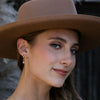 earrings - needle & thread - 24k gold plate by amano studio