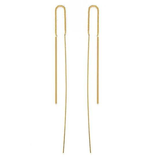 earrings - needle & thread - 24k gold plate by amano studio