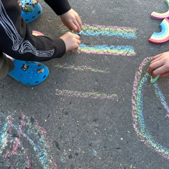 sidewalk chalk - "wee" - rainbow connection by twee made for little hands