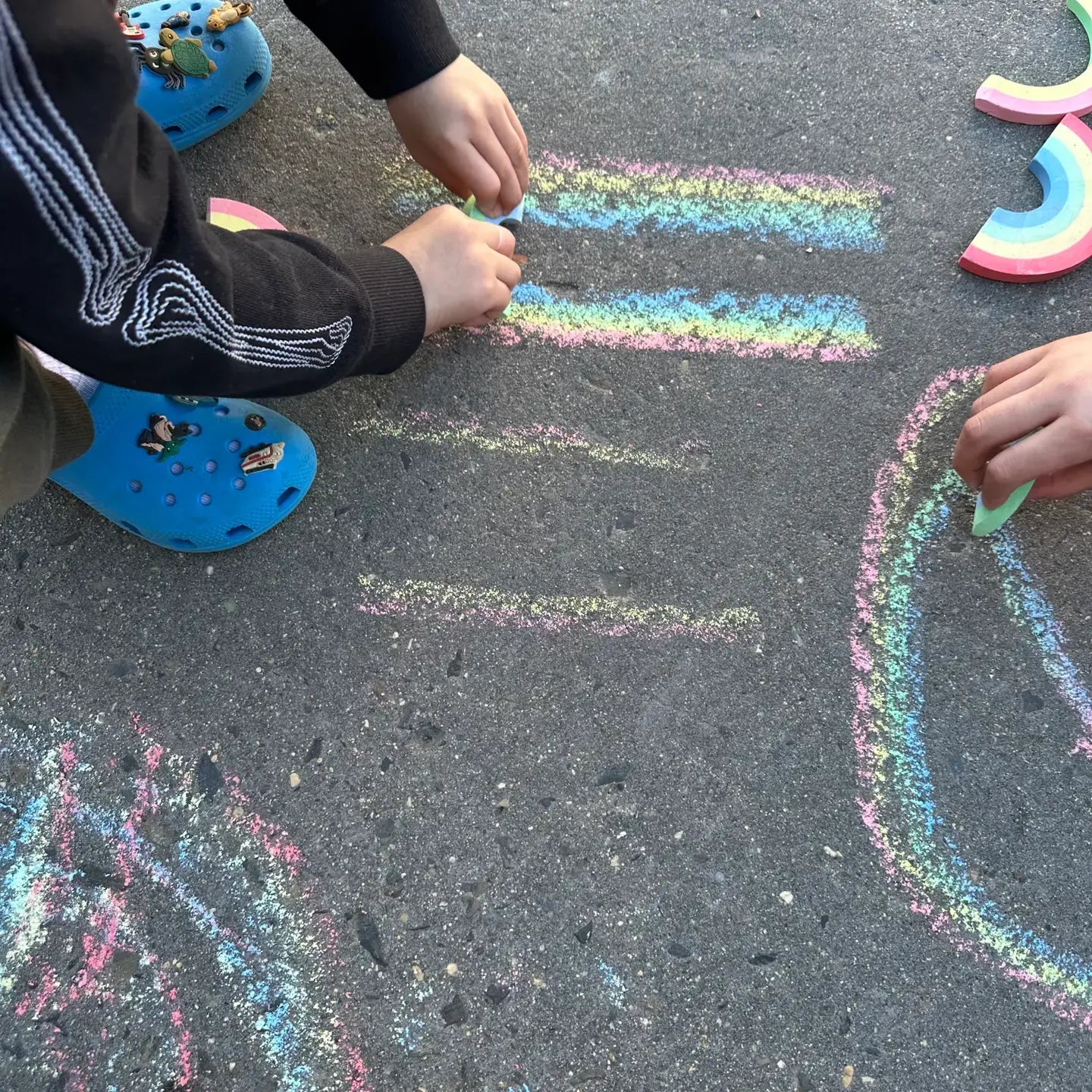 sidewalk chalk - "wee" - rainbow connection by twee made for little hands