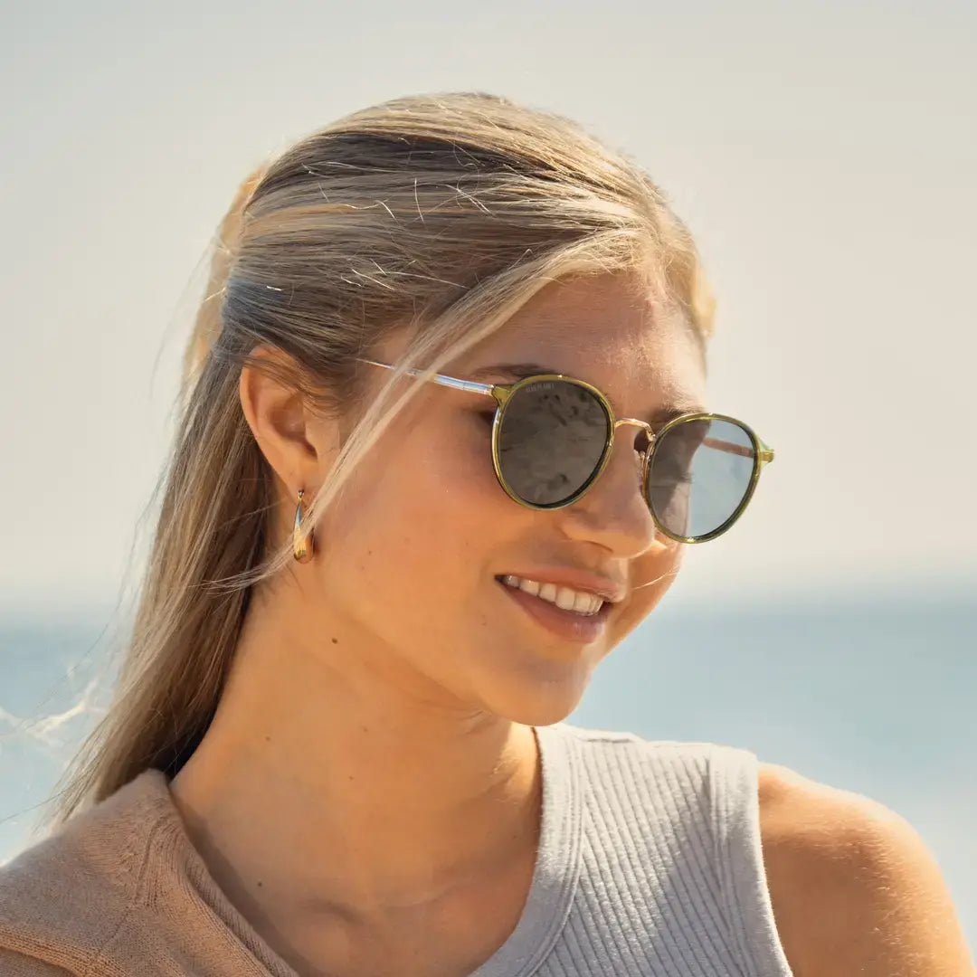 sunglasses - niko - crystal by blue planet eyewear