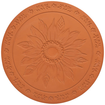 bread warming stone - sunflower splendor terracotta by now designs