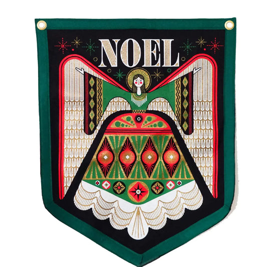 banner - camp flag - noel by oxford pennant