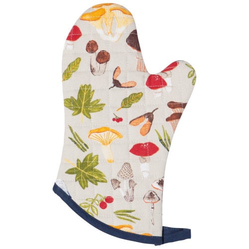 oven mitt - field mushrooms by now designs