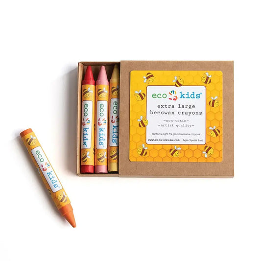 crayons - beeswax - extra large - 8-count by eco-kids