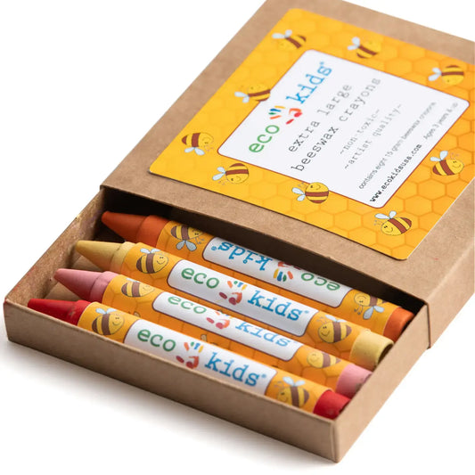crayons - beeswax - extra large - 8-count by eco-kids