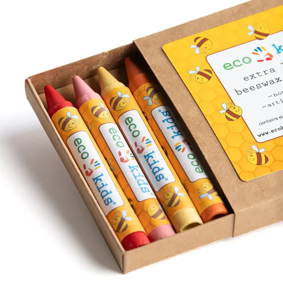 crayons - beeswax - extra large - 8-count by eco-kids