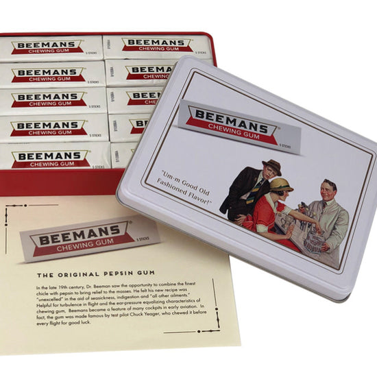 candy - beemans gum - nostalgia tin - 10-pk by redstone foods inc