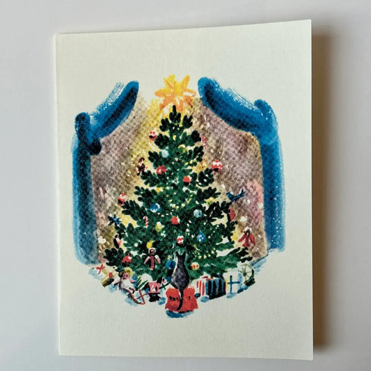 card - christmas - not a creature was stirring by parcel