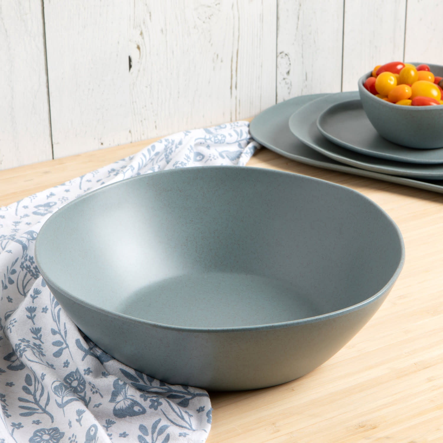 serving bowl - fresco melamine by now designs