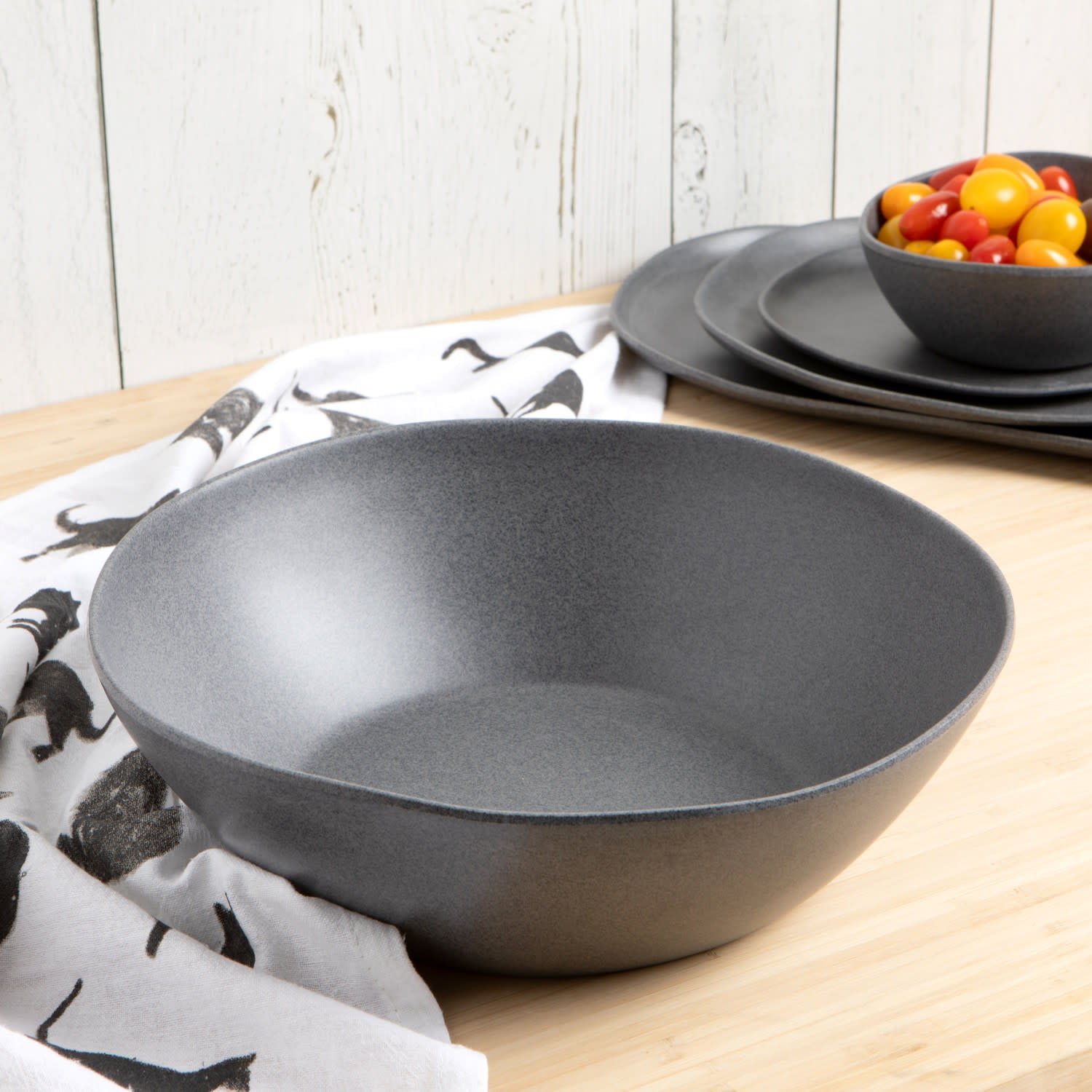 serving bowl - fresco melamine by now designs