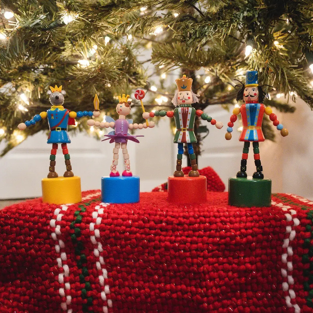 toy - push puppet - nutcracker christmas by jack rabbit creations
