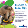dog toy - nylon corn on the cob - med/lg by sodapup
