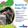 dog toy - nylon hot dog - med/lg by sodapup