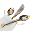 Flatware Set|Hand Forged Copper|Fish Tail Silhouette