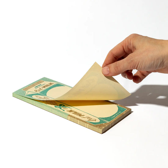 notepad - risograph - oat milk by bromstad printing co.