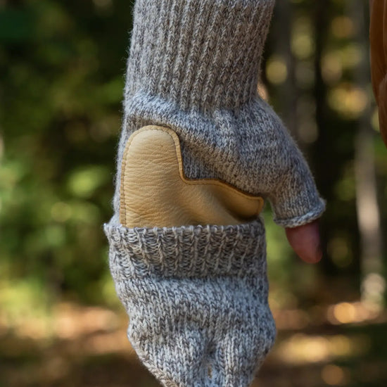 gloves - convertible fingerless "glomitt" by upstate sock