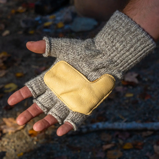 gloves - convertible fingerless "glomitt" by upstate sock