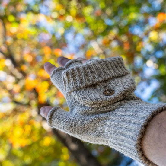 gloves - convertible fingerless "glomitt" by upstate sock