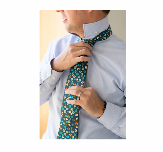 necktie - ocu - legacy floral by william & lauren