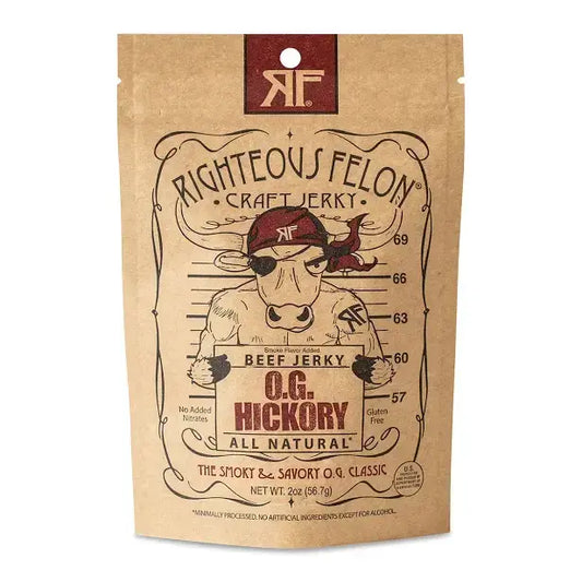 snack - beef jerky by righteous felon